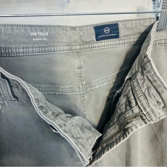 AG Adriano Goldschmied Gray Modern Slim Tellis Jeans 32W - Picture 5 of 7